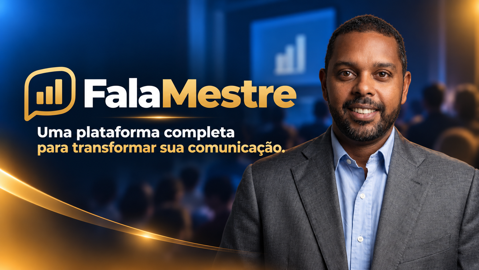 FalaMestre, uma plataforma completa para transformar sua comunicação, apresentada por Frilei Brás